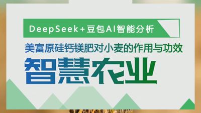 老铁们，马上准备冬小麦种植肥料了，我们用AI智慧农业分析了，美富原，叶碳酶乳酸肽活性硅，中药提取物加矿源，加枯草芽孢杆菌和胶冻样类芽孢杆菌的，中微量元素肥料硅钙镁肥，对小麦提质增产作用功效做分析，大家