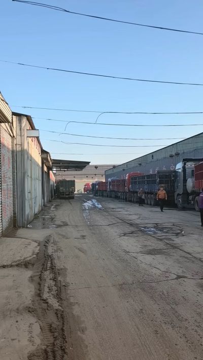 10月14号，生物有机肥排队装车