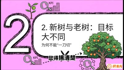 第3节：【春肥策略】开春底肥：新树&ldquo;扩版图&rdquo;，老树&ldquo;点引擎&rdquo;，课程：《柑橘底肥&ldquo;翻身账&rdquo;：从改土到高产的实战全书》